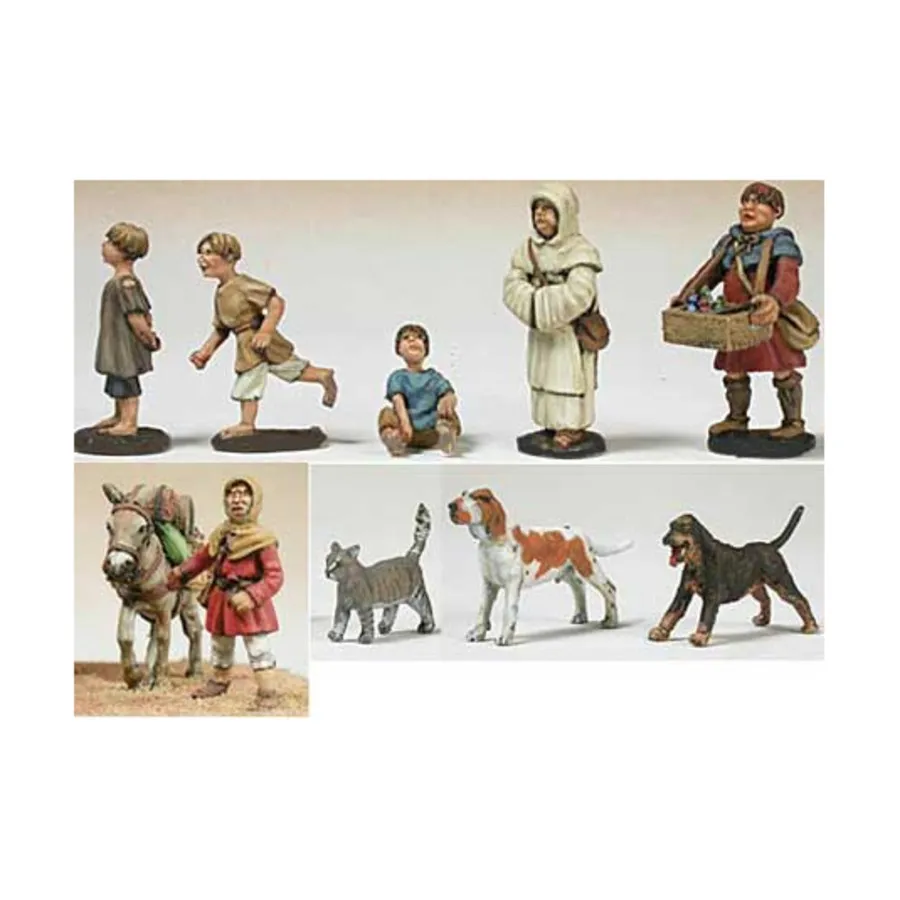 Средневековые деревенские люди, Historical Miniatures - Diorama Kits (28mm) (Mirliton SG)
Средневековые деревенские люди, Historical Miniatures - Diorama Kits (28mm) (Mirliton SG)