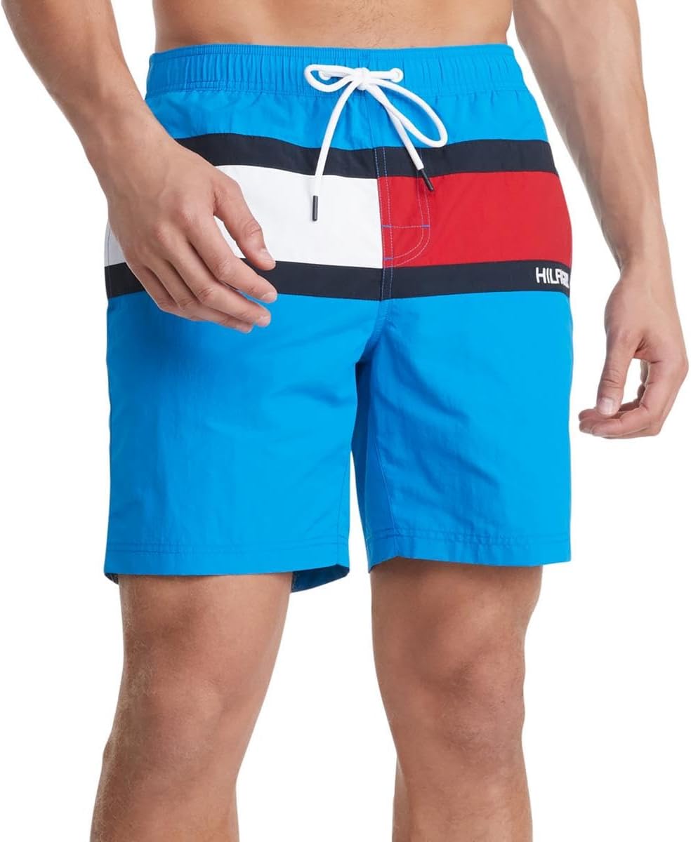 Мужские плавки Tommy Hilfiger Flag длиной 7 дюймов с быстросохнущими вставками, Blue Blitz
Мужские плавки Tommy Hilfiger Flag длиной 7 дюймов с быстросохнущими вставками, Blue Blitz