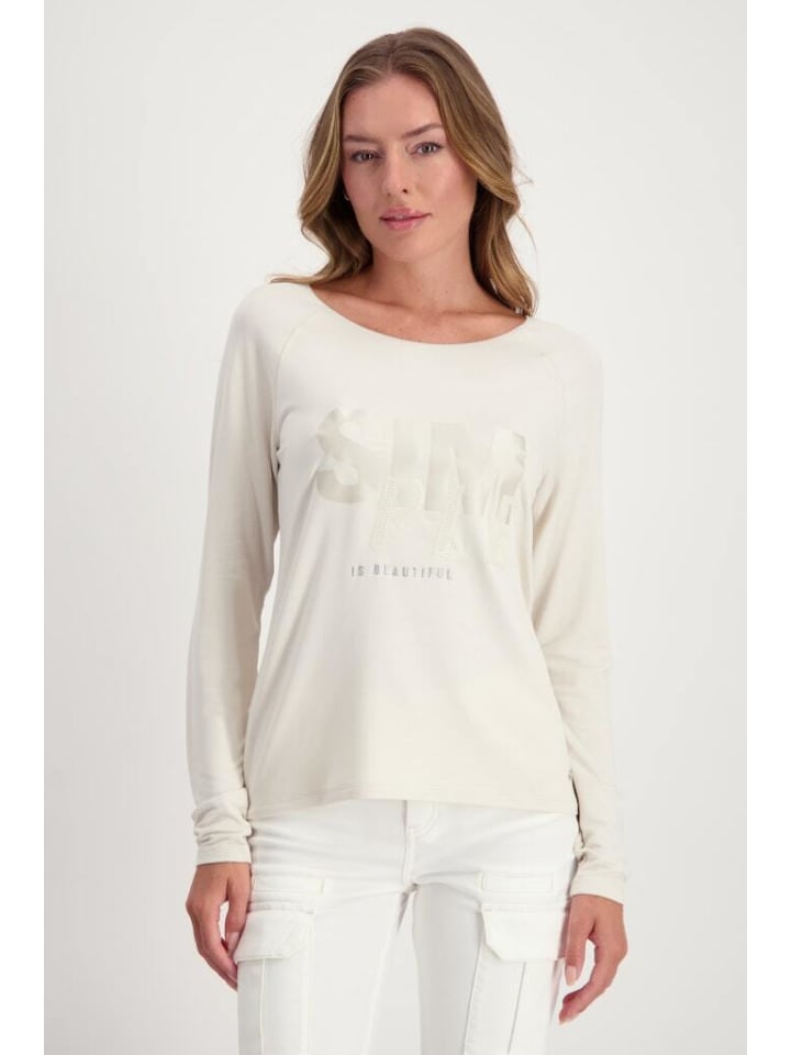 Рубашка с длинными рукавами из песочного цвета monari
Рубашка с длинными рукавами из песочного цвета monari