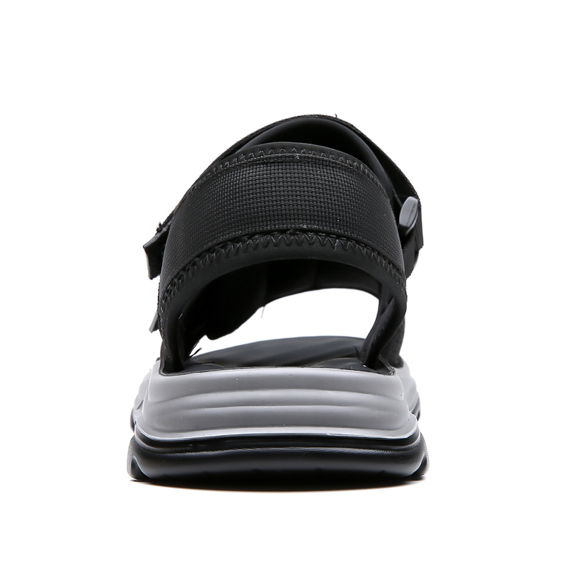 Пляжные сандалии мужские серо-черные PAMATE 
Пляжные сандалии мужские серо-черные PAMATE