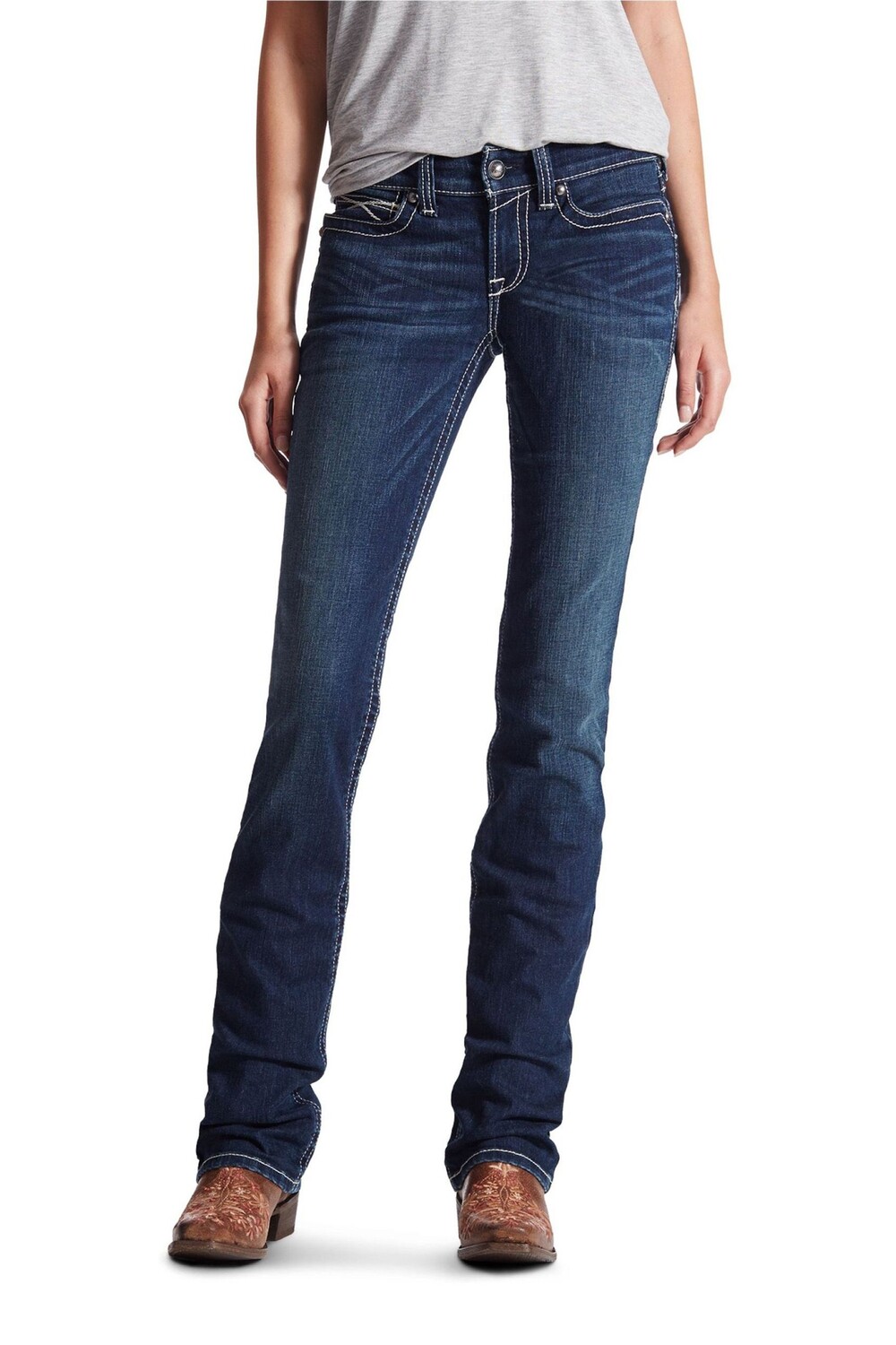 Синие прямые джинсы REAL Icon Ariat, синий
Синие прямые джинсы REAL Icon Ariat, синий