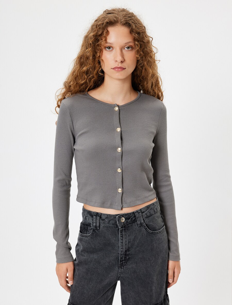 Вязаный кардиган Koton, серый
Вязаный кардиган Koton, серый