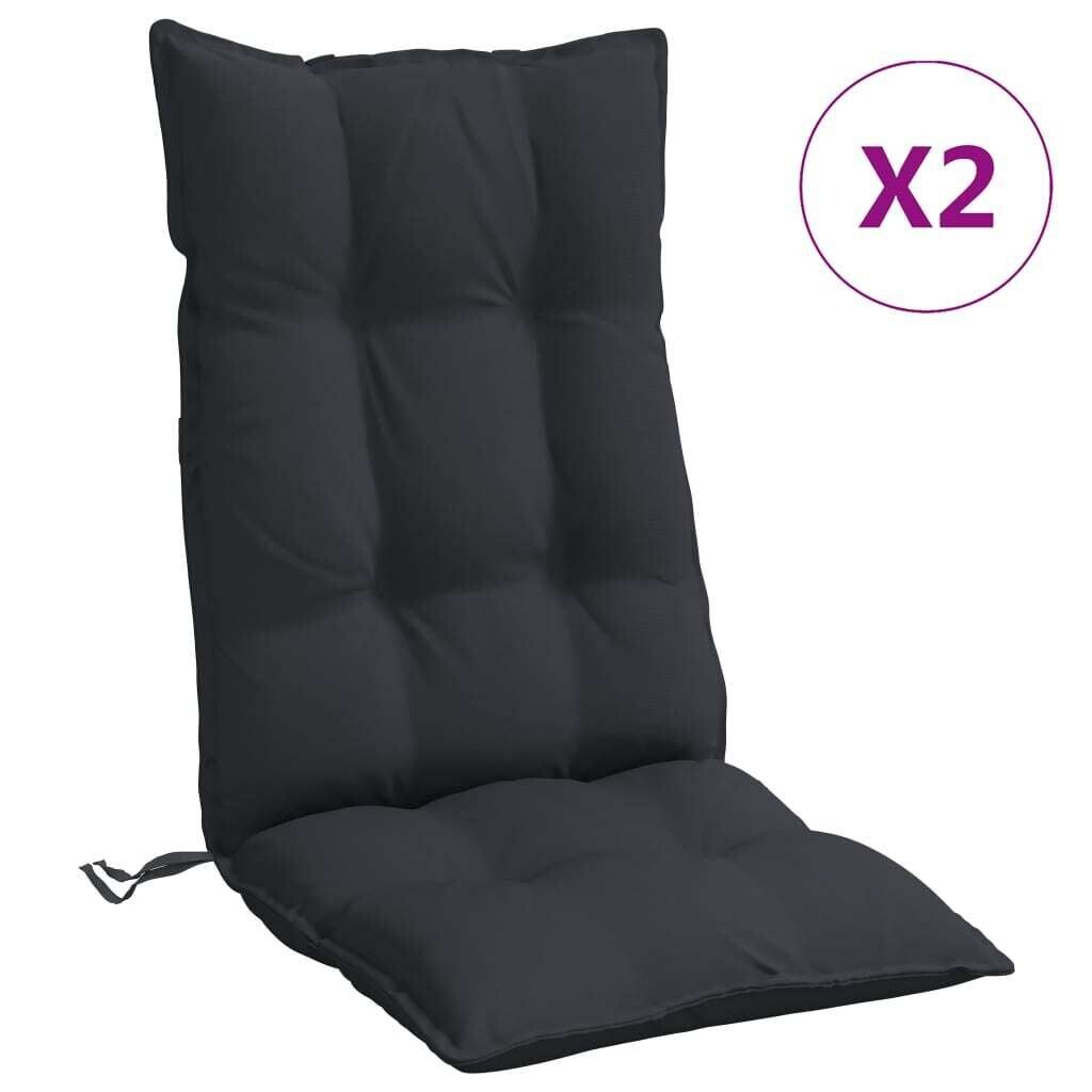 VidaXL Подушки на стул с высокой спинкой 2 шт. Ткань Оксфорд черного цвета., черный
VidaXL Подушки на стул с высокой спинкой 2 шт. Ткань Оксфорд черного цвета., черный