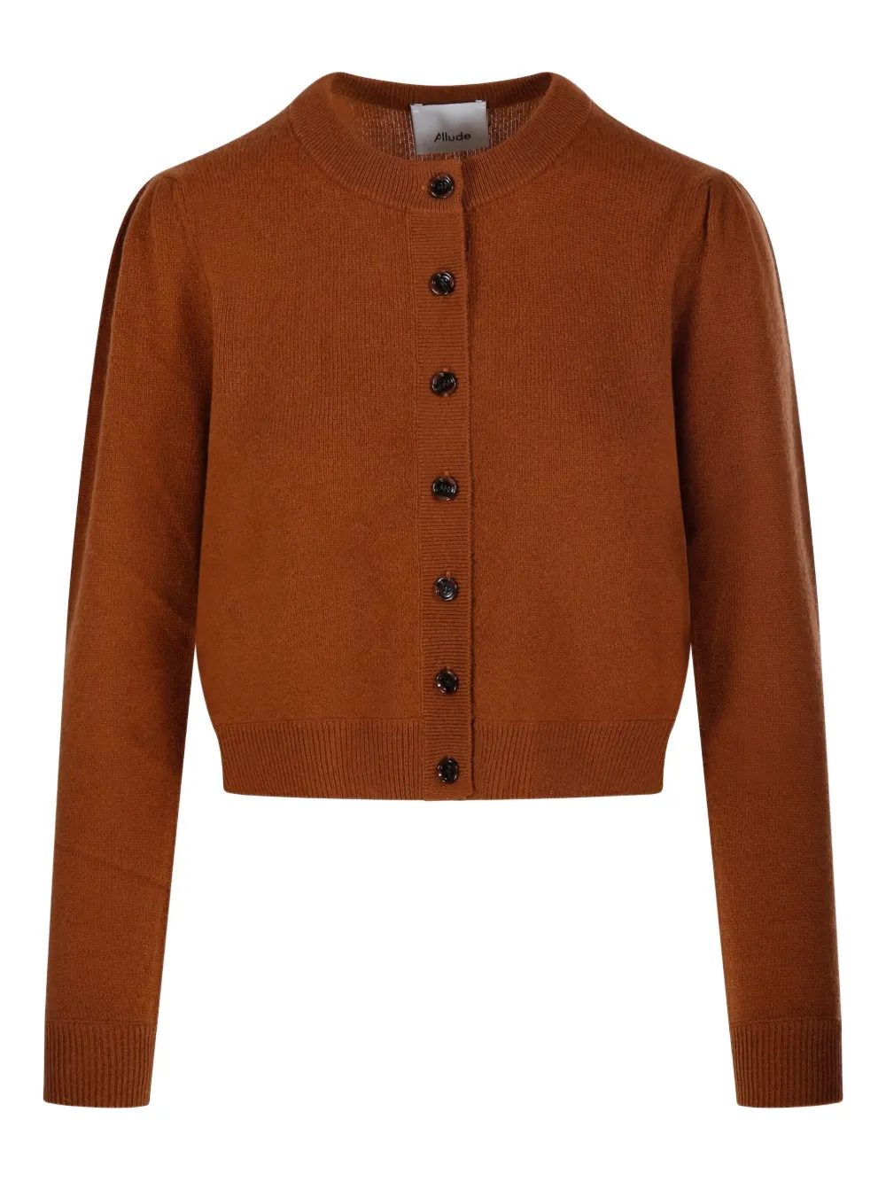 Кардиган с круглым вырезом ALLUDE, коричневый
Кардиган с круглым вырезом ALLUDE, коричневый