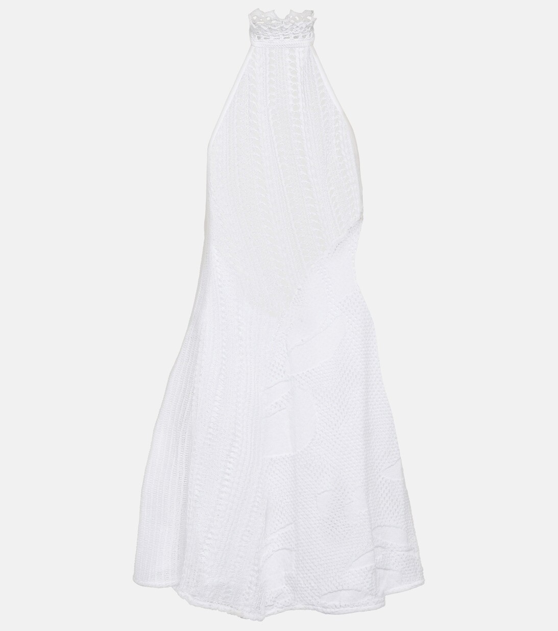 Элегантное трикотажное мини-платье с вырезом халтер ROBERTA EINER, белый
Элегантное трикотажное мини-платье с вырезом халтер ROBERTA EINER, белый