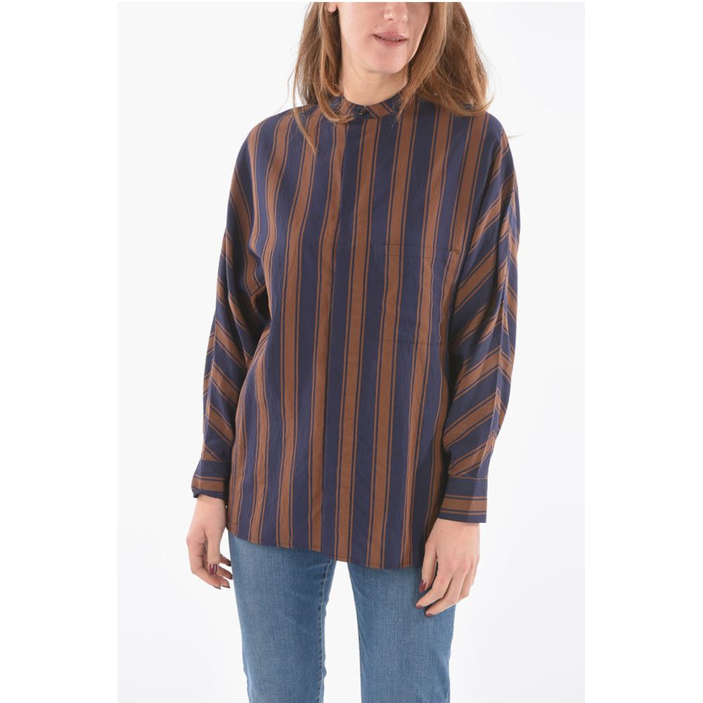 Рубашка SCULLY с воротником-стойкой в полоску и неровной структурой Woolrich, Bicolor
Рубашка SCULLY с воротником-стойкой в полоску и неровной структурой Woolrich, Bicolor