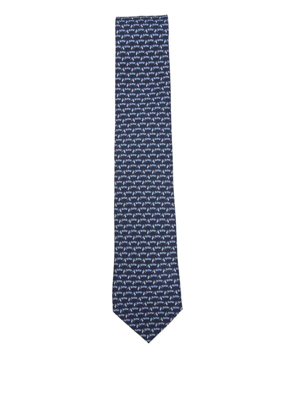 Галстук с узором Ferragamo, синий
Галстук с узором Ferragamo, синий