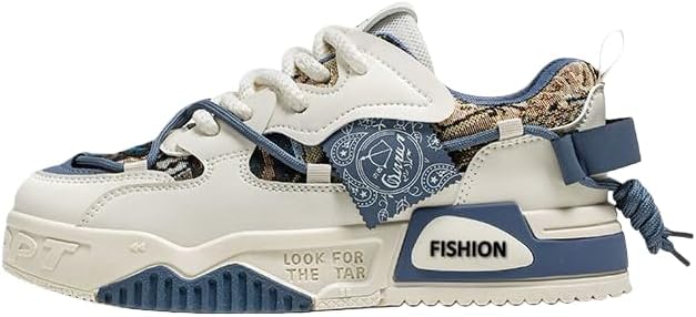 Мужские удобные повседневные кеды для скейтборда и прогулок, модные мужские кроссовки, удобные, с нескользящей подошвой, на шнуровке, для повседневного ношения и активного отдыха на свежем воздухе Hhhchpm, синий
Мужские удобные повседневные кеды для скейтборда и прогулок, модные мужские кроссовки, удобные, с нескользящей подошвой, на шнуровке, для повседневного ношения и активного отдыха на свежем воздухе Hhhchpm, синий