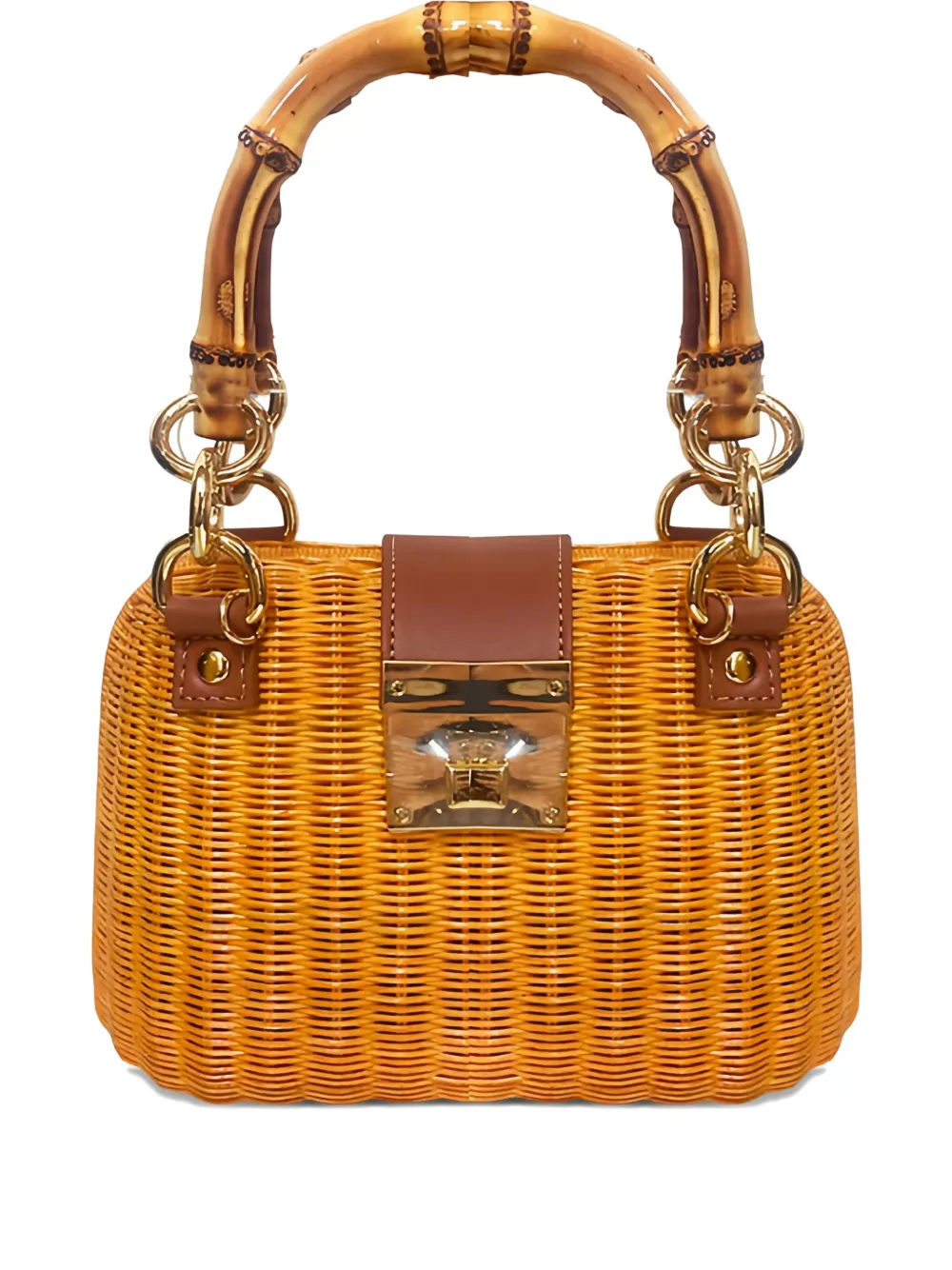 Плетеная сумка Cristal с бамбуковой ручкой SERPUI, коричневый
Плетеная сумка Cristal с бамбуковой ручкой SERPUI, коричневый