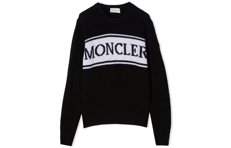 Детский свитер Moncler, черный 
Детский свитер Moncler, черный
