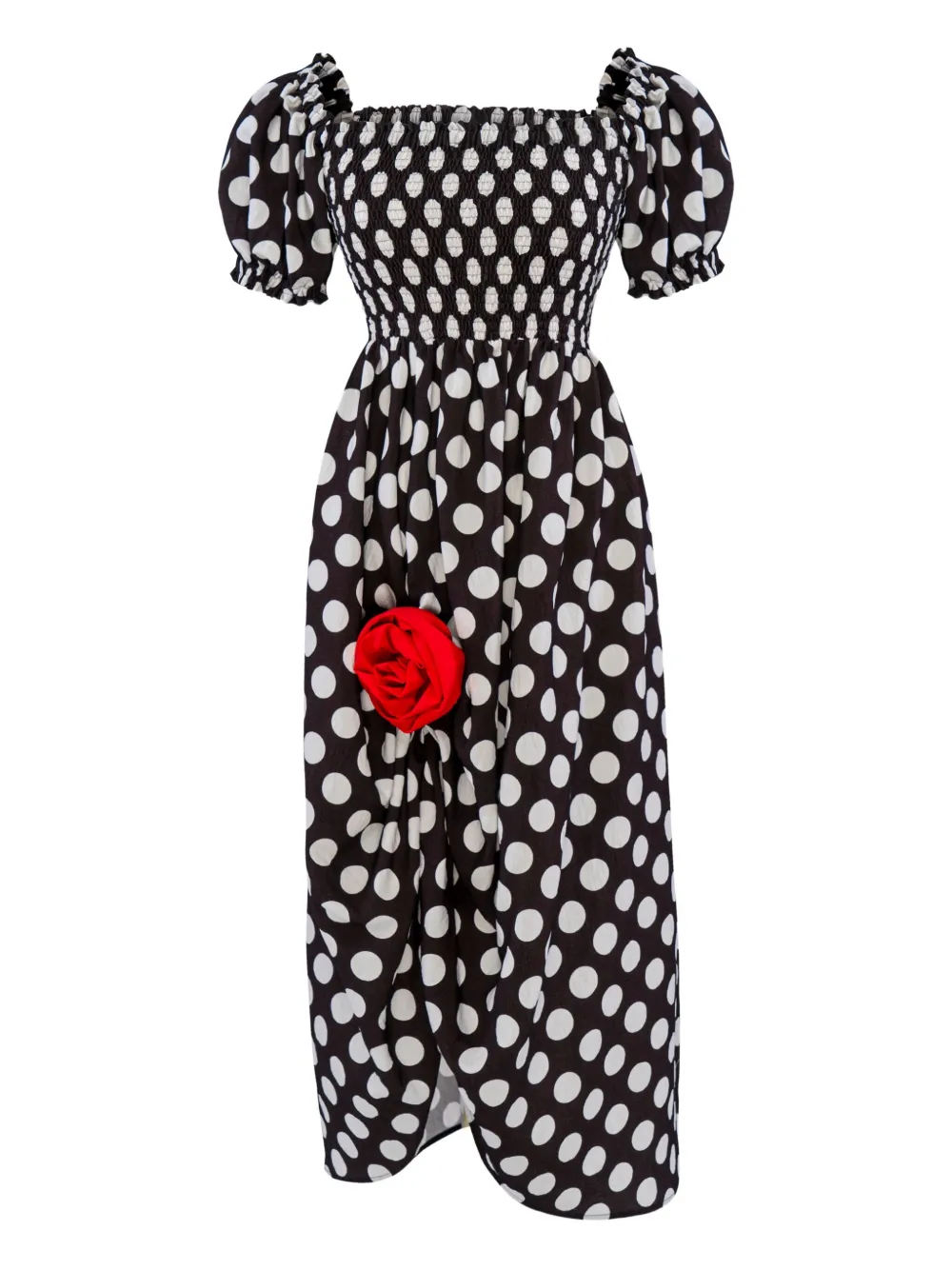 Платье миди в горох Sleeper, черный
Платье миди в горох Sleeper, черный
