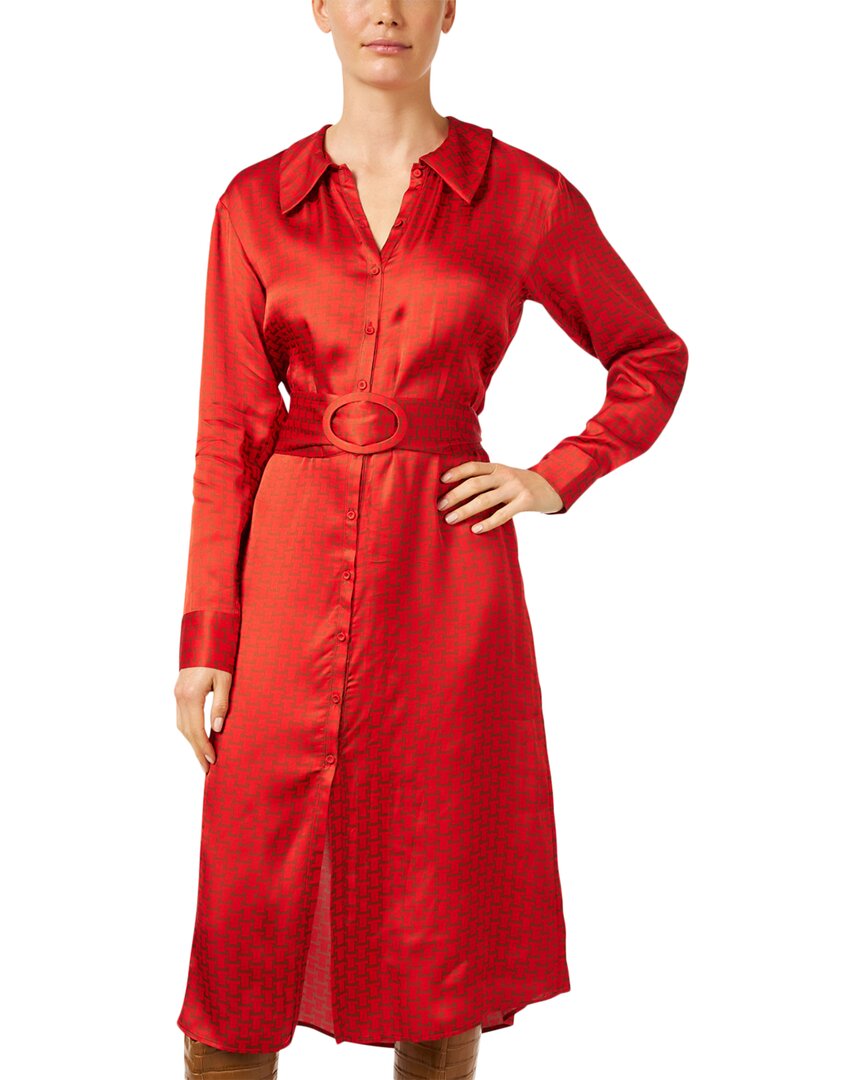 Платье-рубашка с принтом Tara Jarmon Rachele, красный
Платье-рубашка с принтом Tara Jarmon Rachele, красный