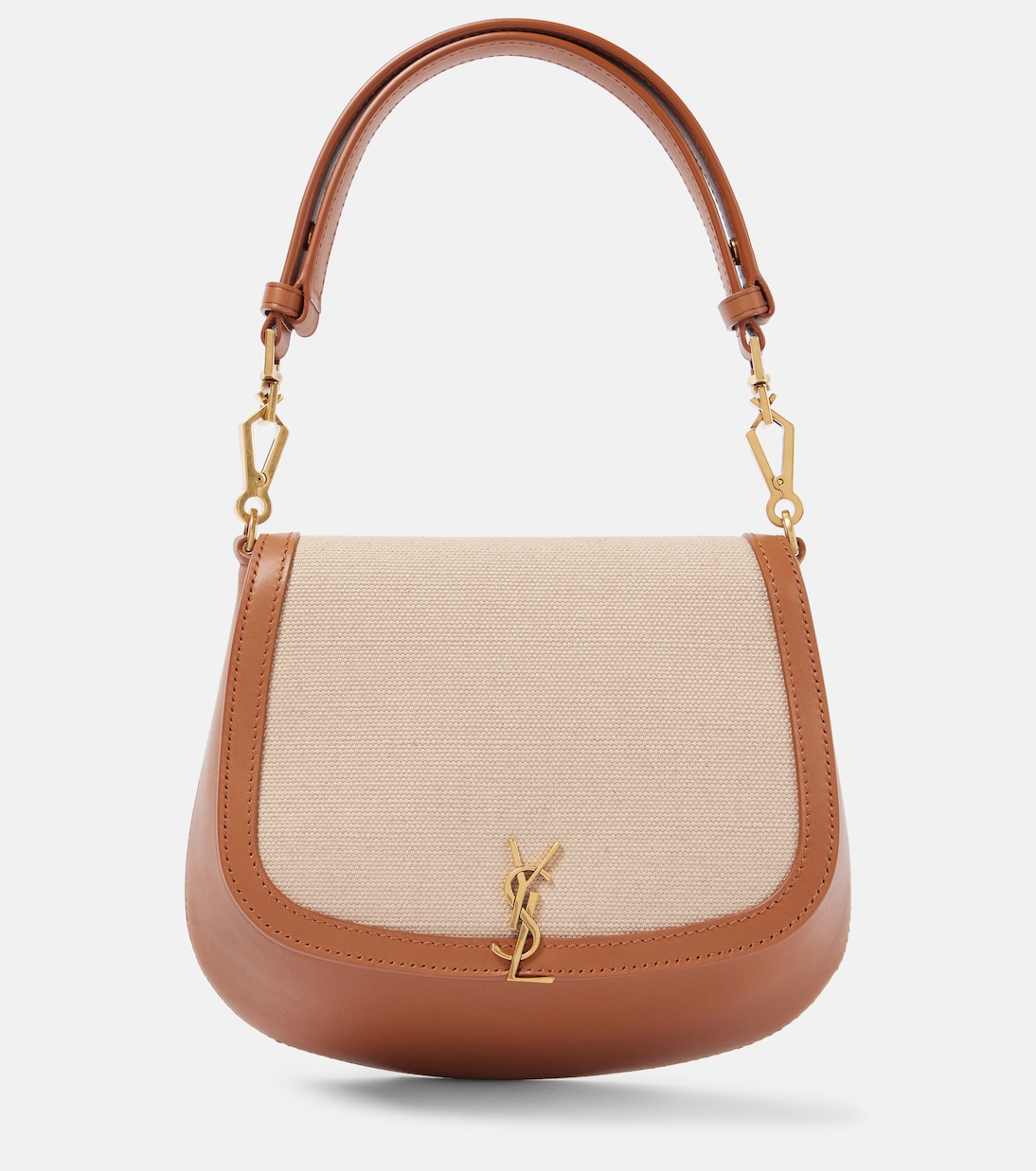 Кожано-тканевая наплечная сумка Voltaire Saint Laurent, Desert Dust/Brick
Кожано-тканевая наплечная сумка Voltaire Saint Laurent, Desert Dust/Brick