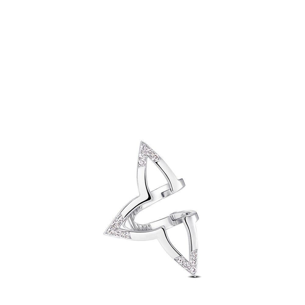 Серьги-каффы Ombre Blossom, белое золото и бриллианты Louis Vuitton, серебряный
Серьги-каффы Ombre Blossom, белое золото и бриллианты Louis Vuitton, серебряный