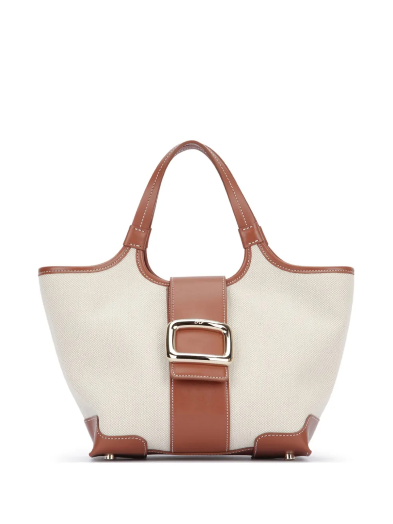 Сумка-тоут Grand Vivier размера мини Roger Vivier, нейтральный 
Сумка-тоут Grand Vivier размера мини Roger Vivier, нейтральный