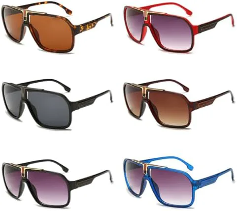 Классические солнцезащитные очки для мужчин и женщин, унисекс, большие, винтажные, ретро, летние, классические, для активного отдыха и спорта MTZJH, Tea Tea
Классические солнцезащитные очки для мужчин и женщин, унисекс, большие, винтажные, ретро, летние, классические, для активного отдыха и спорта MTZJH, Tea Tea