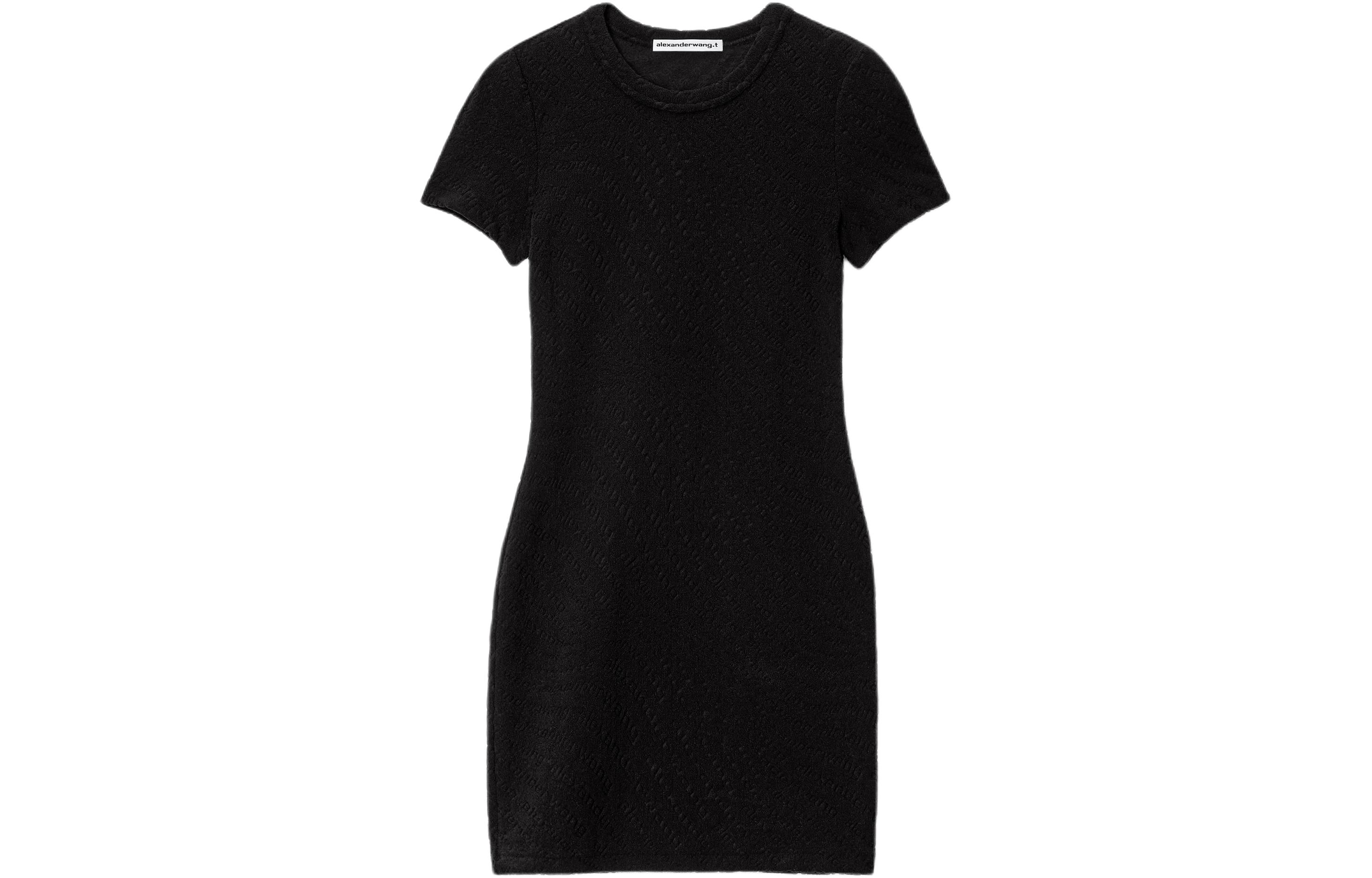 Мини-платье с логотипом T By Logo Debossed Alexander Wang, черный
Мини-платье с логотипом T By Logo Debossed Alexander Wang, черный