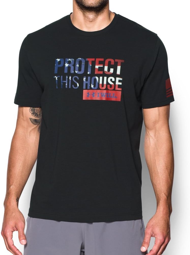 Мужская футболка Under Armour Freedom Protect This House, Black/ Red
Мужская футболка Under Armour Freedom Protect This House, Black/ Red