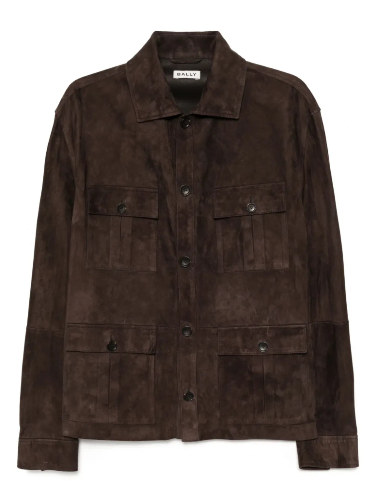 Куртка на пуговицах Bally, коричневый 
Куртка на пуговицах Bally, коричневый