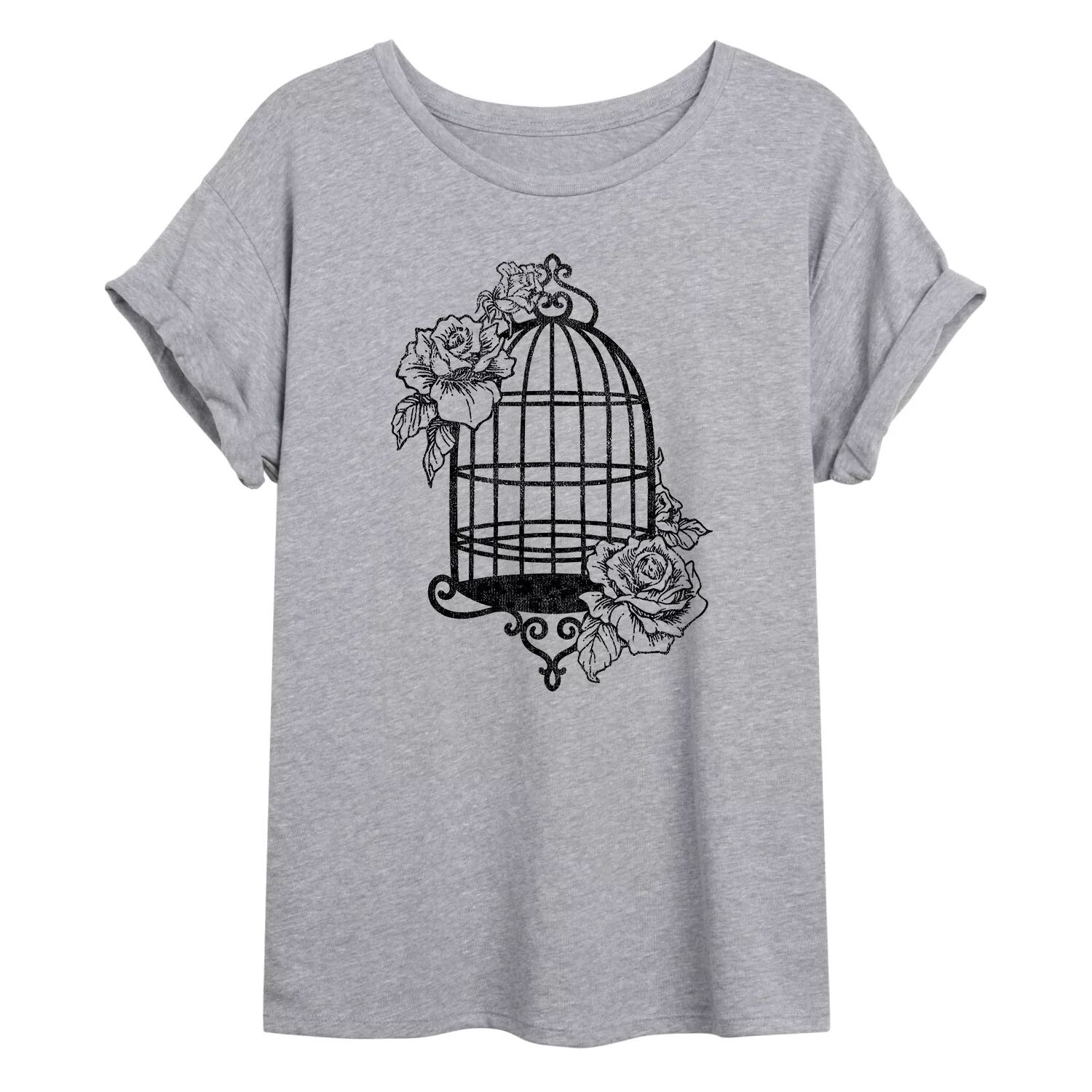 Детская футболка большого размера с рисунком Birdcage Flowers Licensed Character
Детская футболка большого размера с рисунком Birdcage Flowers Licensed Character