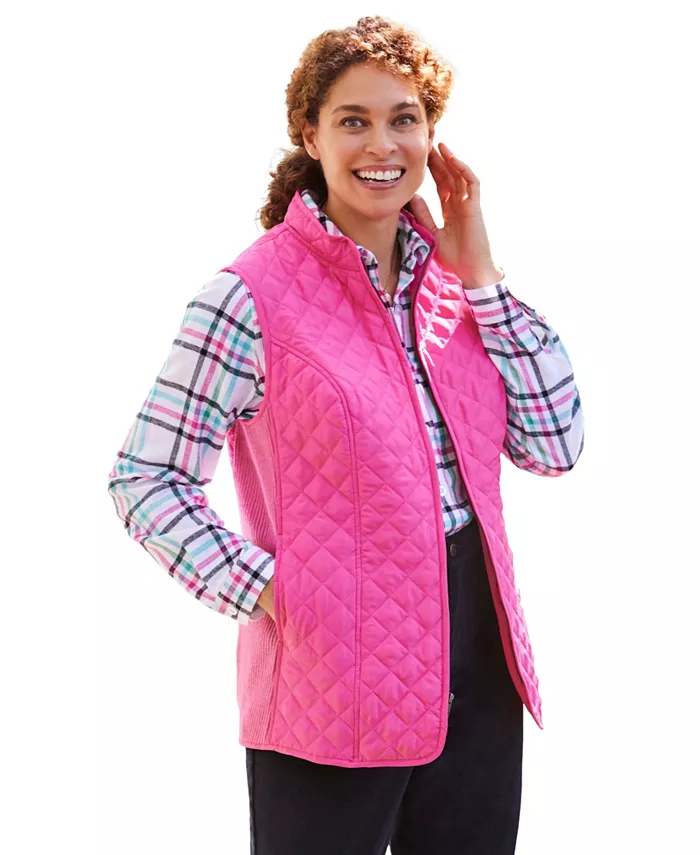 Утепленная жилетка с молнией спереди размера Plus Size Woman Within, розовый
Утепленная жилетка с молнией спереди размера Plus Size Woman Within, розовый