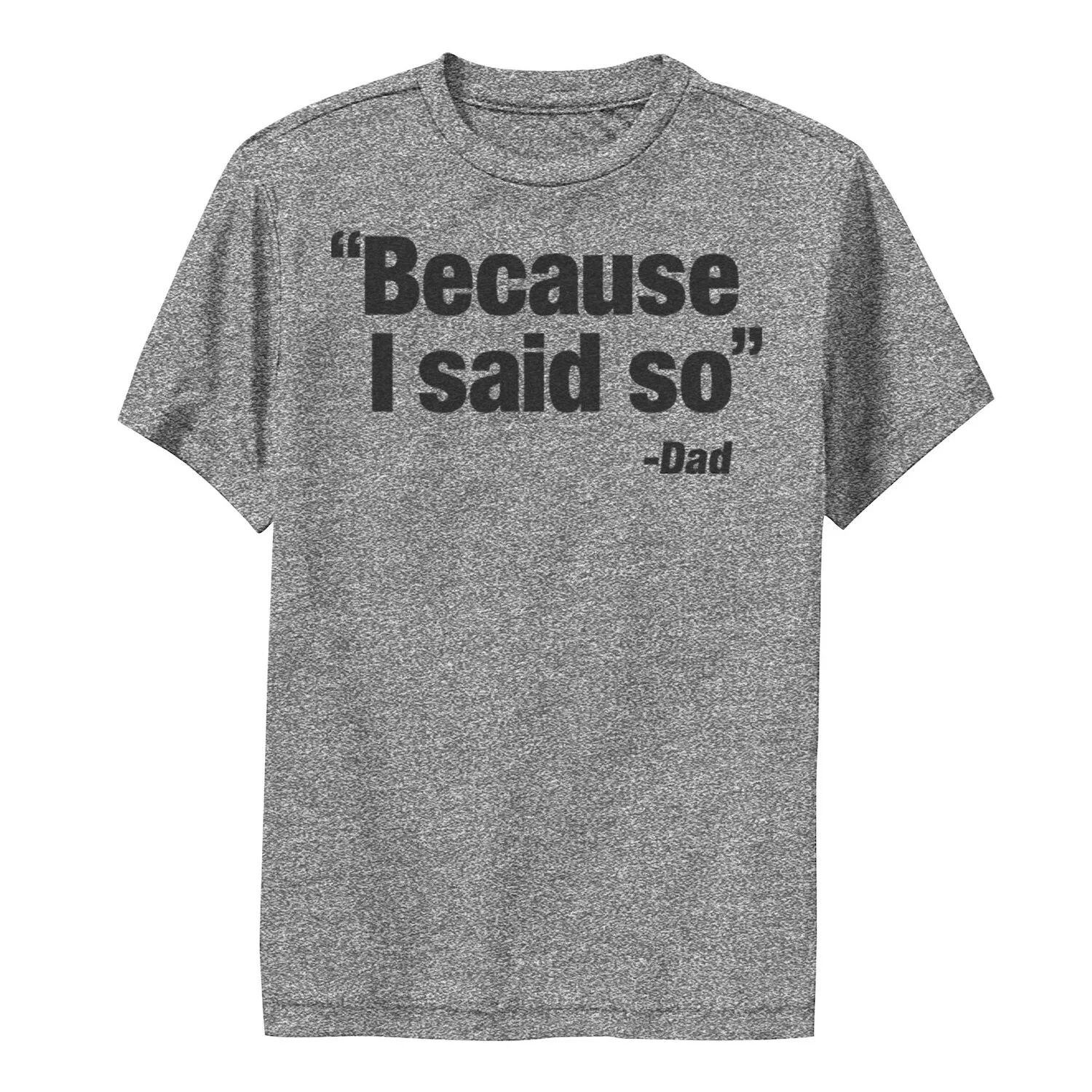 Футболка с рисунком «День отца, потому что я так сказал» для мальчиков 8–20 лет, с цитатой папы Licensed Character
Футболка с рисунком «День отца, потому что я так сказал» для мальчиков 8–20 лет, с цитатой папы Licensed Character
