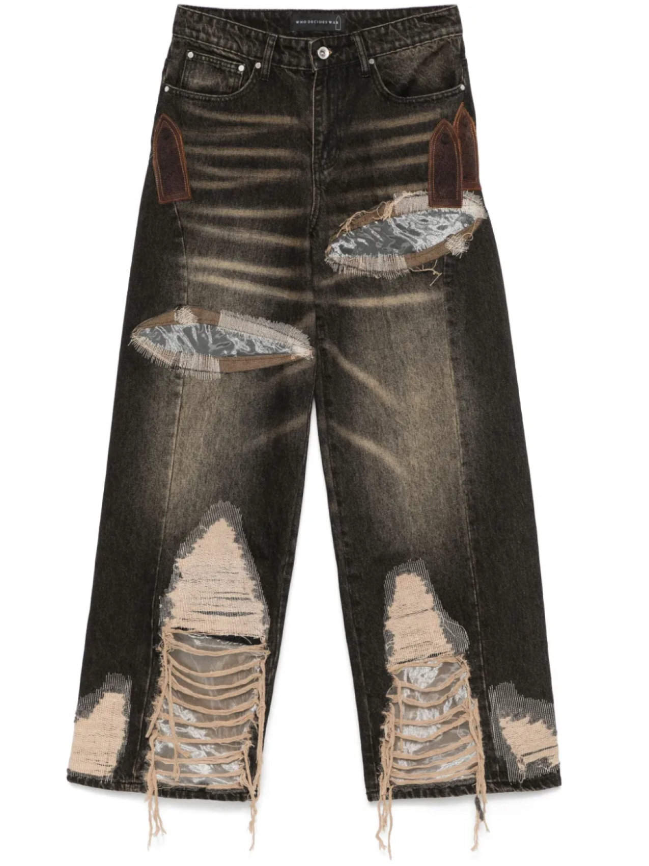 Who Decides War джинсы с заниженной талией, коричневый
Who Decides War джинсы с заниженной талией, коричневый