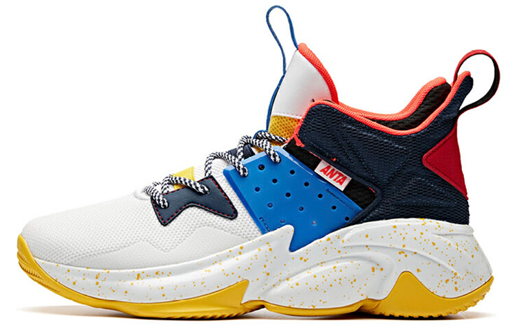 Баскетбольные кроссовки мужские среднего размера, белые/синие/желтые Anta
Баскетбольные кроссовки мужские среднего размера, белые/синие/желтые Anta