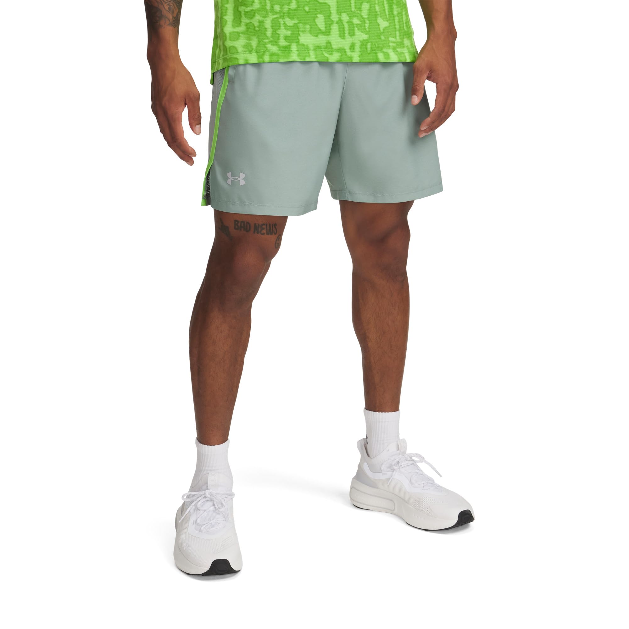 Шорты Under Armour Launch Run 7 Inch Shorts, Silica Green/Cyber Green/Reflective
Шорты Under Armour Launch Run 7 Inch Shorts, Silica Green/Cyber Green/Reflective