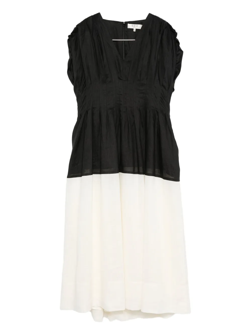 Платье мини с V-образным вырезом Sea, черный
Платье мини с V-образным вырезом Sea, черный