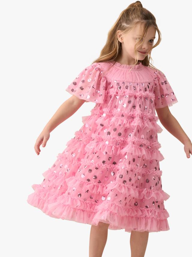 Детское платье с сетчатыми рюшами Angel & Rocket, Pink
Детское платье с сетчатыми рюшами Angel & Rocket, Pink