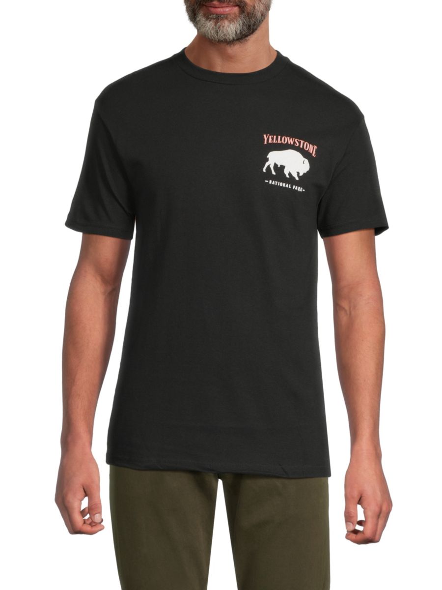 Футболка с принтом Йеллоустоун из хлопка Brand Makers, черный
Футболка с принтом Йеллоустоун из хлопка Brand Makers, черный