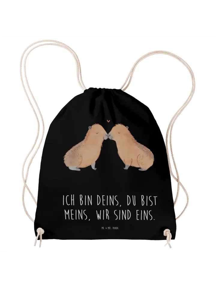 Спортивная сумка Mr & Mrs Panda Sportbeutel Capybara Liebe, черный
Спортивная сумка Mr & Mrs Panda Sportbeutel Capybara Liebe, черный
