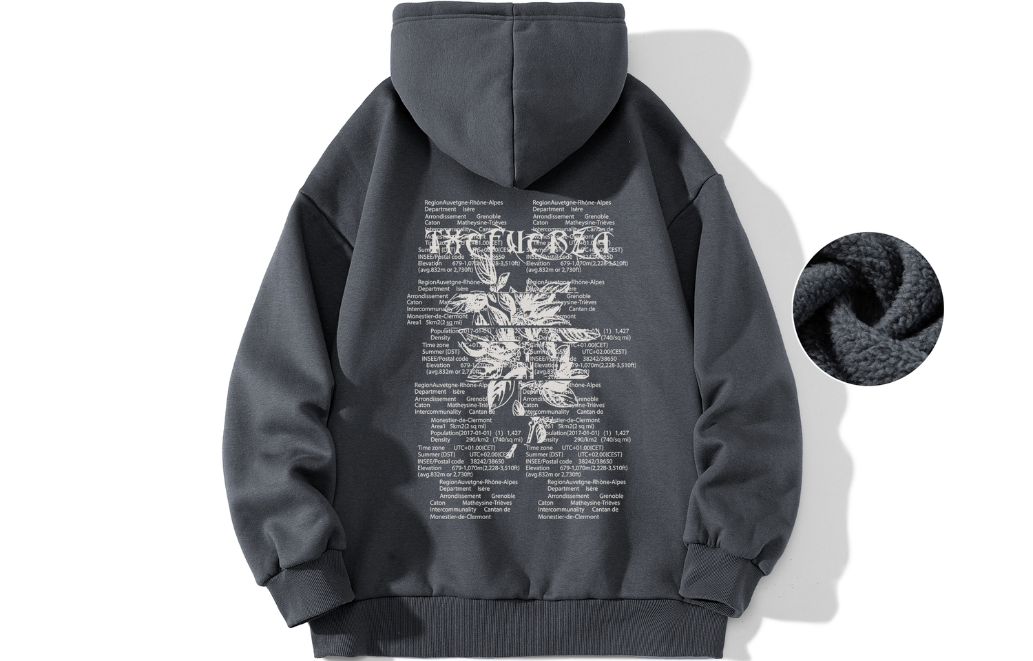 Унисекс свитшот FUERZA, темно-серый
Унисекс свитшот FUERZA, темно-серый