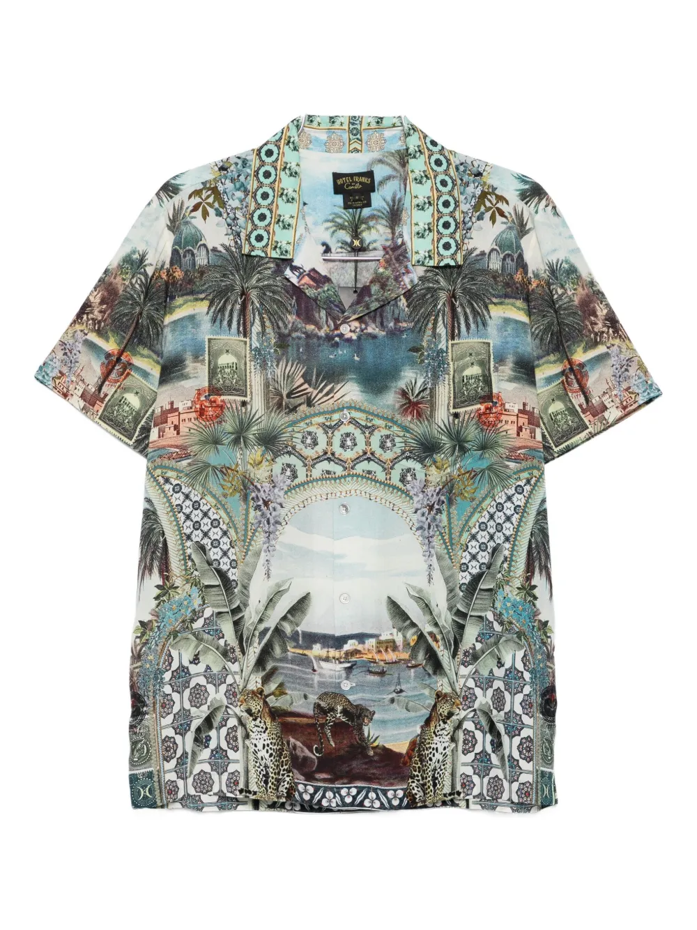 Рубашка с пальмой Camilla, зеленый
Рубашка с пальмой Camilla, зеленый