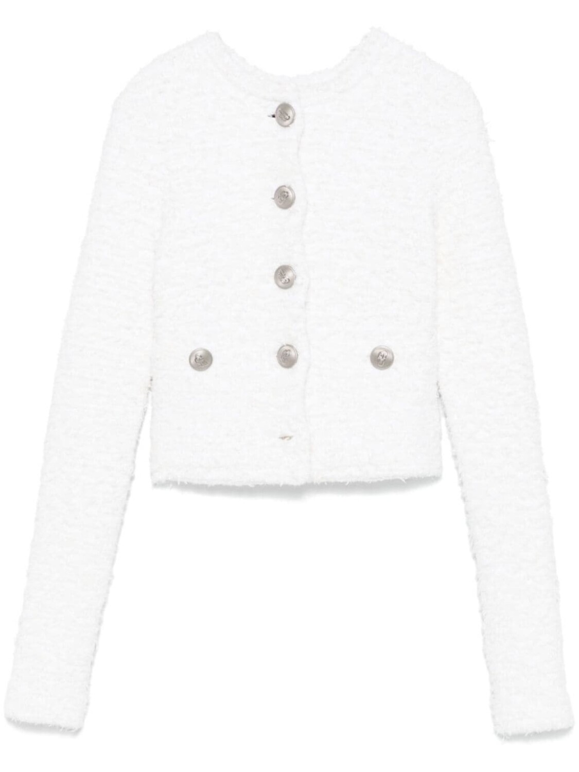 Balenciaga укороченный кардиган, белый
Balenciaga укороченный кардиган, белый