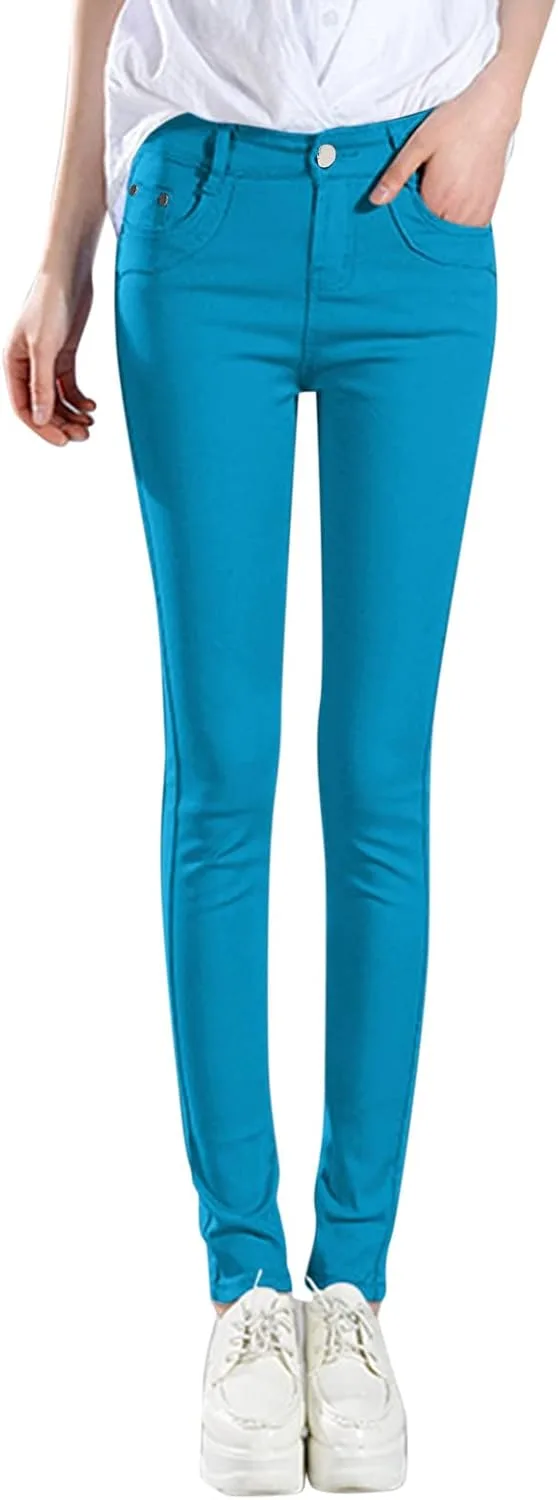 Высокие цветные джинсы скинни с эффектом потертости CAOQAO
Высокие цветные джинсы скинни с эффектом потертости CAOQAO