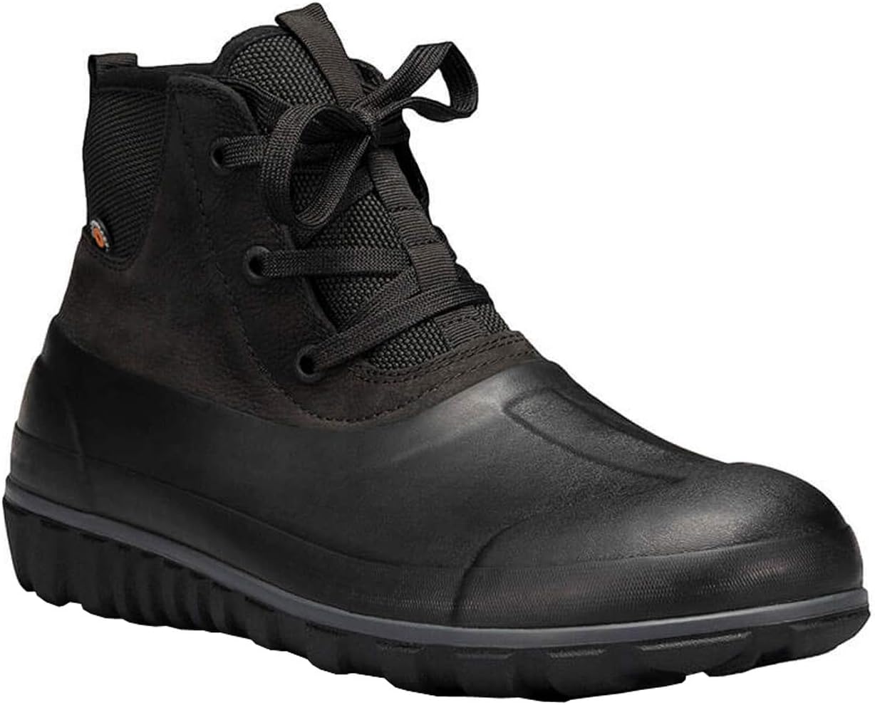 Мужские классические повседневные кожаные зимние ботинки BOGS на шнуровке, черный
Мужские классические повседневные кожаные зимние ботинки BOGS на шнуровке, черный