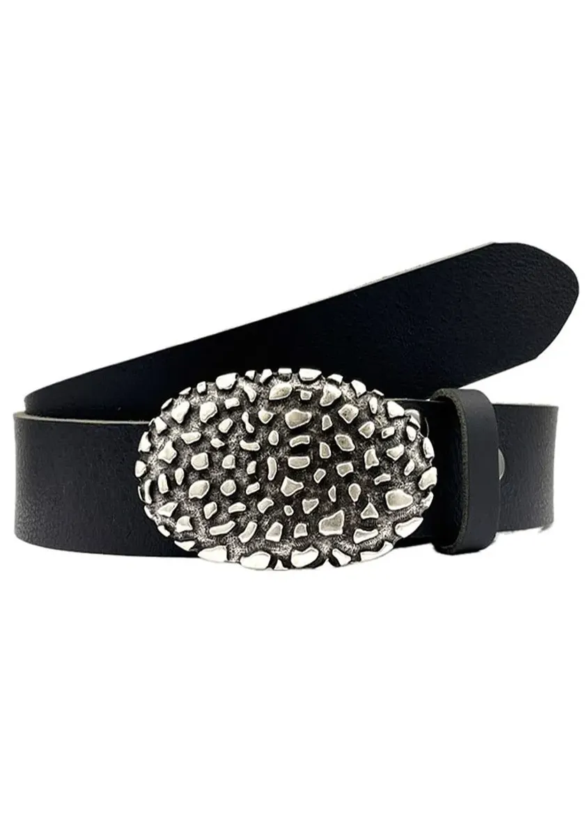 LIFEBULT by showroom 019° кожаный ремень с узорчатой застежкой Rettungsring By Showroom 019°, черный 
LIFEBULT by showroom 019° кожаный ремень с узорчатой застежкой Rettungsring By Showroom 019°, черный