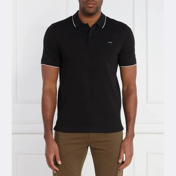 Облегающая рубашка-поло растягивать пике Calvin Klein, черный
Облегающая рубашка-поло растягивать пике Calvin Klein, черный