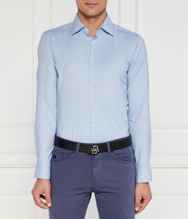 Рубашка мужская Boss приталенная, синий
Рубашка мужская Boss приталенная, синий