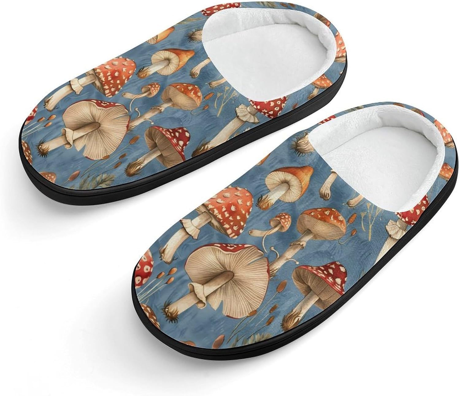 Милые хлопковые тапочки с рисунком гриба, противоскользящие, для дома и улицы Generic, черный
Милые хлопковые тапочки с рисунком гриба, противоскользящие, для дома и улицы Generic, черный
