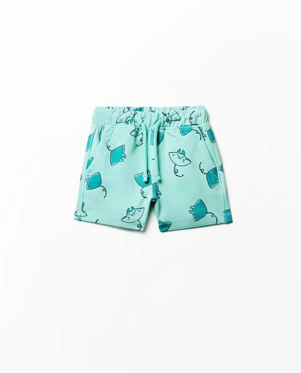 Бермудские шорты рыба Sfera, бирюзовый
Бермудские шорты рыба Sfera, бирюзовый