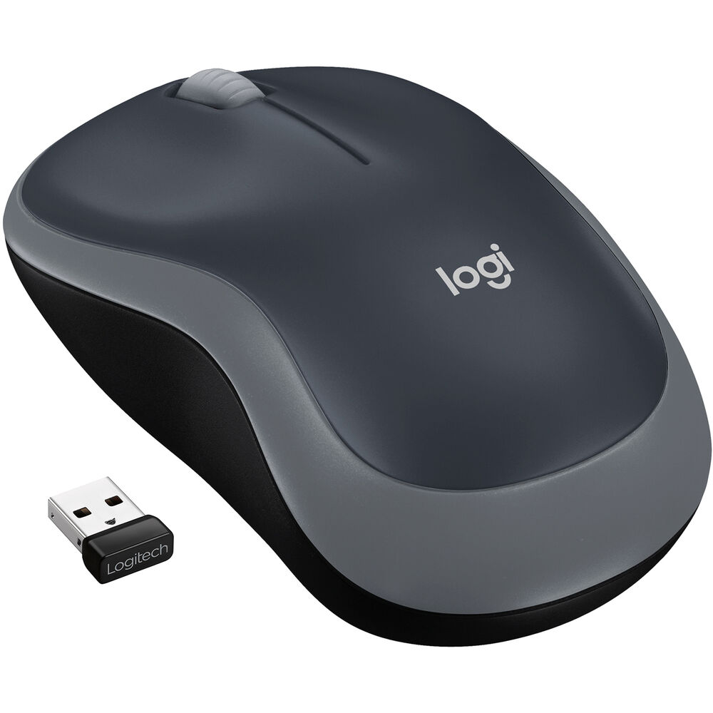 Беспроводная мышь Logitech M185 (Swift Gray)
Беспроводная мышь Logitech M185 (Swift Gray)
