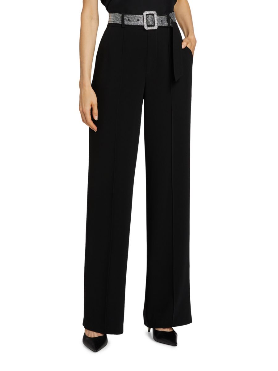 Брюки Ester с поясом из стразов Cinq à Sept, черный
Брюки Ester с поясом из стразов Cinq à Sept, черный