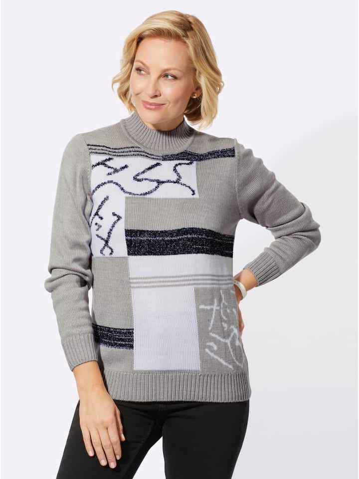 Свитер с воротником-стойкой в цвете каменно-серый меланж WITT WEIDEN
Свитер с воротником-стойкой в цвете каменно-серый меланж WITT WEIDEN