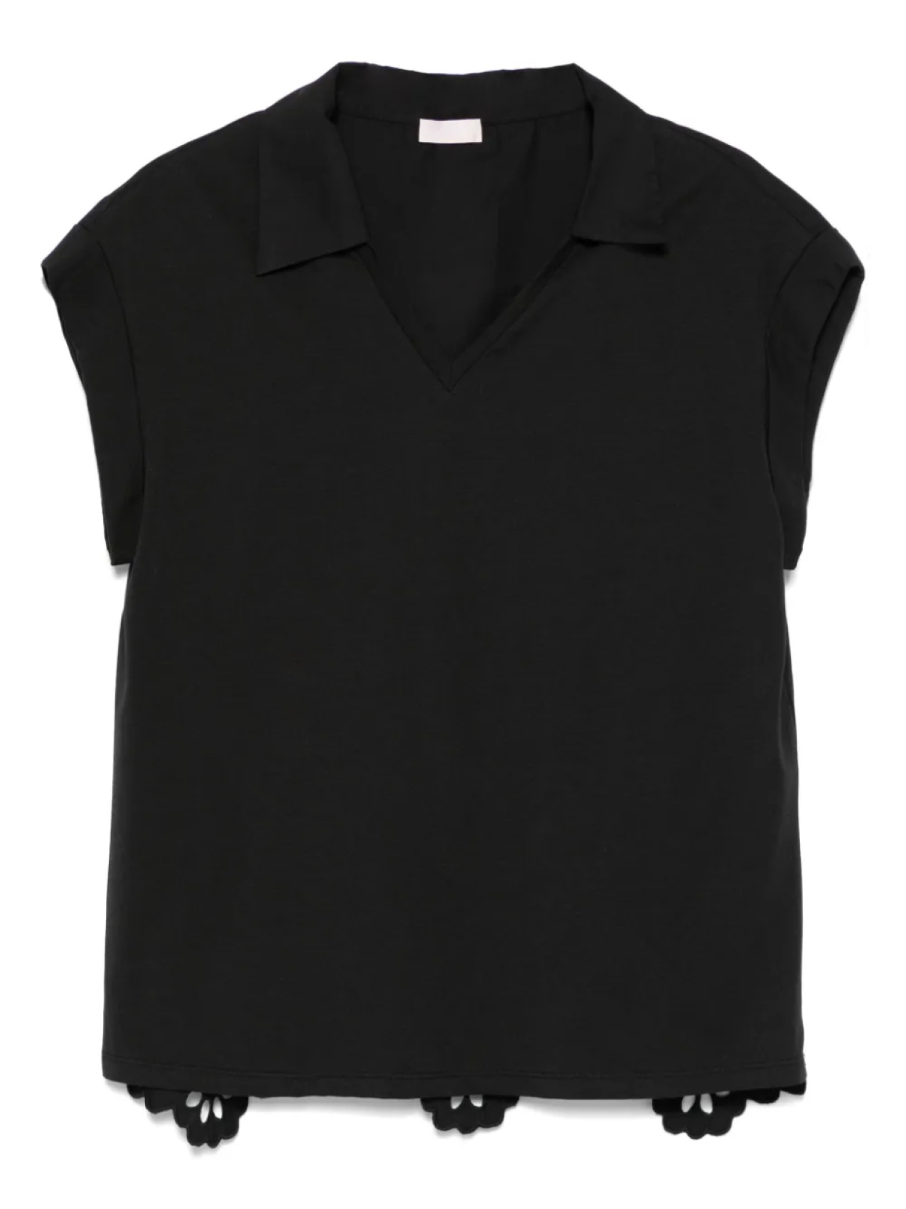 Футболка LIU JO с V-образным вырезом, черный
Футболка LIU JO с V-образным вырезом, черный