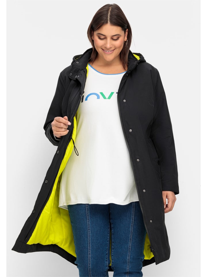 Зимняя куртка sheego, черный
Зимняя куртка sheego, черный