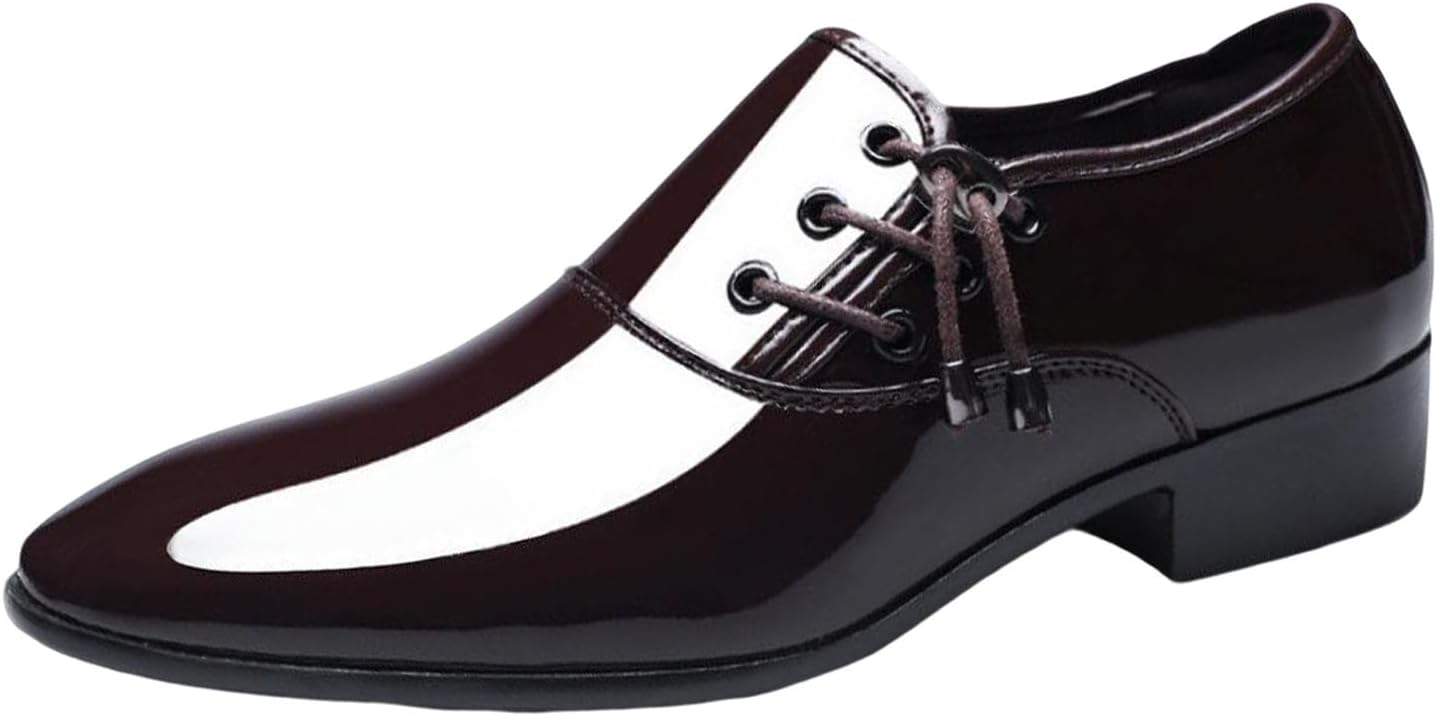 Мужские лоферы из лакированной кожи с боковыми шнурками Nxnbhsl, темно-коричневый
Мужские лоферы из лакированной кожи с боковыми шнурками Nxnbhsl, темно-коричневый