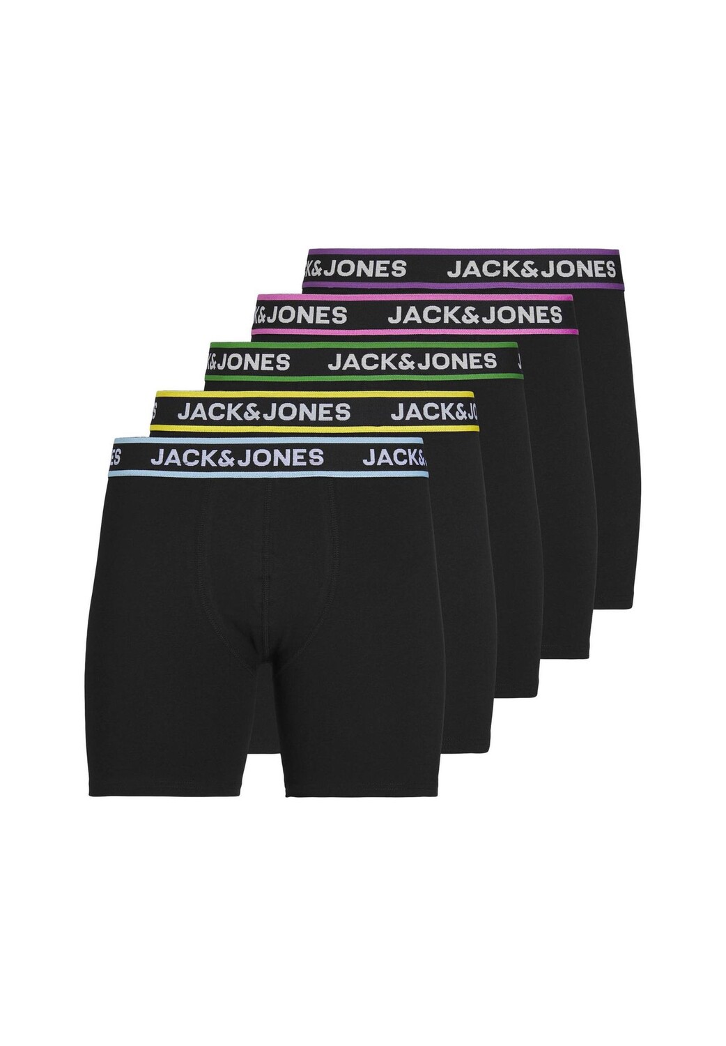 Мужские боксеры, 5 шт. в упаковке - JACLIME BOXER BRIEFS, хлопок стрейч, пояс с логотипом JACK & JONES, черный
Мужские боксеры, 5 шт. в упаковке - JACLIME BOXER BRIEFS, хлопок стрейч, пояс с логотипом JACK & JONES, черный